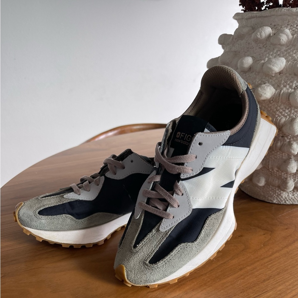 New Balance X Figs 327 Milan Grey Low Top Sneakers